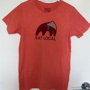 - Patagonia 'Eat Local' cotton tee